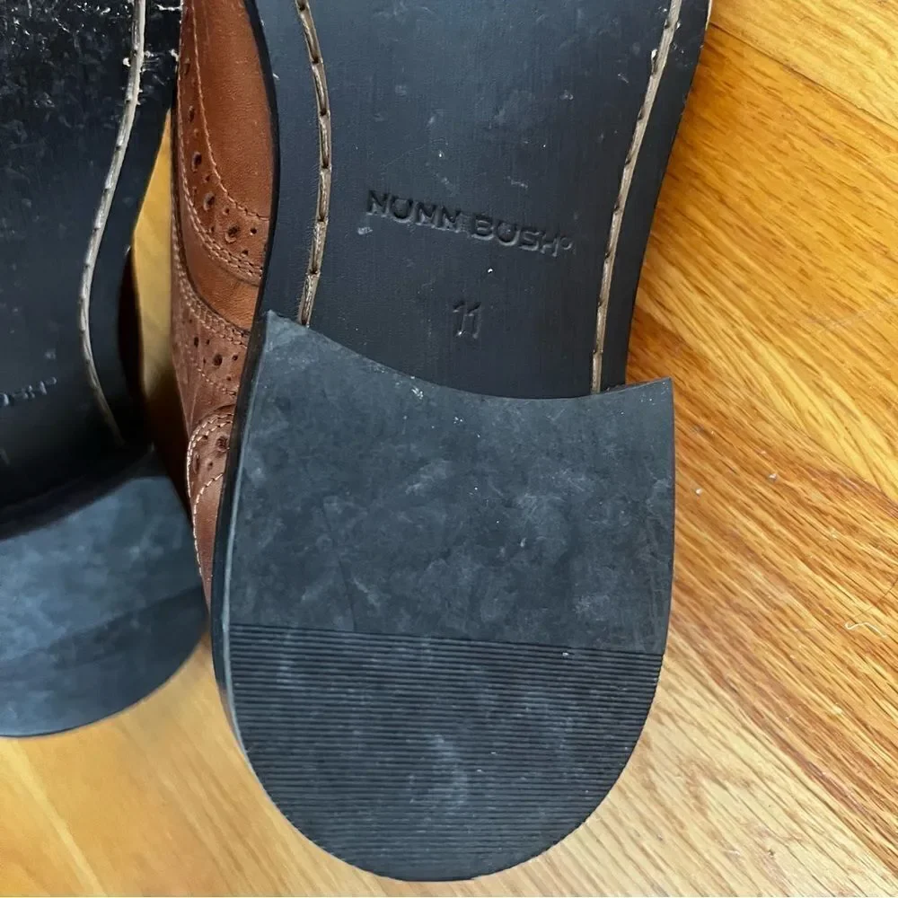 Nunn Bush Old Money Brown Oxford Shoes Size 11
